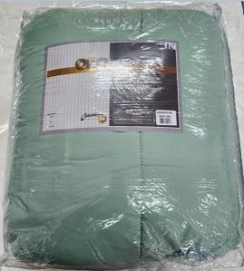 ACOLCHADO CASABLANCA ORO BITONO QUEEN VERDE HUMO