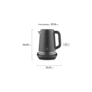 PAVA ELECTRICA ELECTROLUX EKP70 NEGRA 1.7LT
