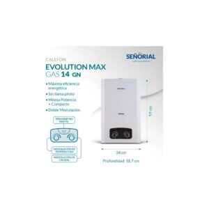 CALEFON SEÑORIAL EVO MAX 14L N