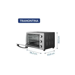 HORNO ELECT TRAMONTINA 55 LT SILVER COOK