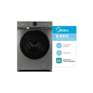 LAVASECARROPA MIDEA MF200D80WB/T-A1 8KG GRIS INVERTER