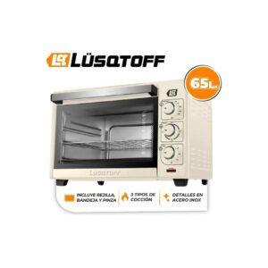 HORNO ELECT  LUSQTOFF 65LT LQ-HE65CL COLOR CREMA