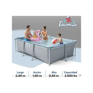 PILETA TIBURONCITO PT004 N4 2.40X1.60X065