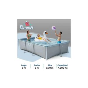 PILETA TIBURONCITO PT007 N7 3.00X2.00X070